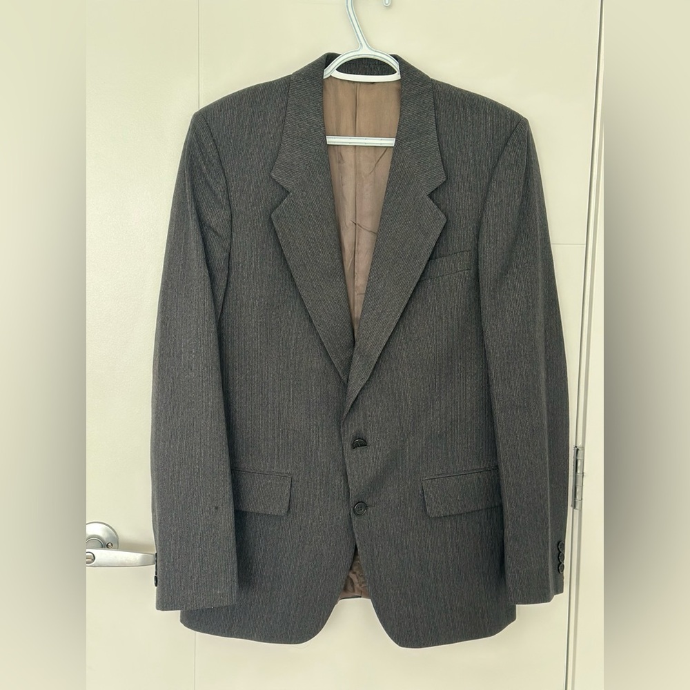 Givenchy Monsieur by Jack Fraser Gray Pinstripe Sport Coat Blazer